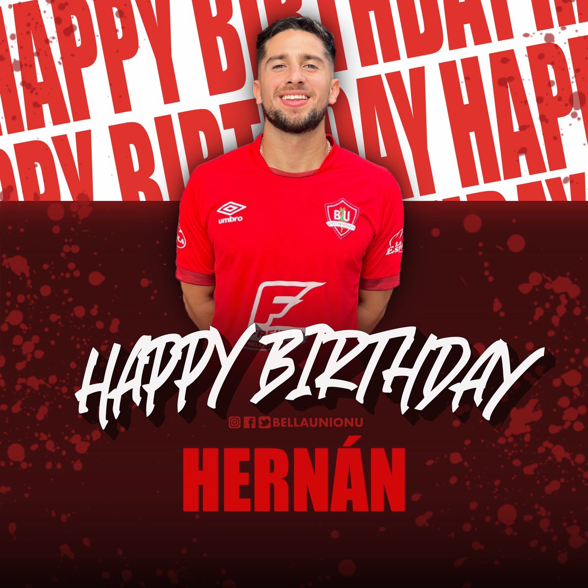 🎈¡Happy birthday @Hernancap0!
.
.
.
#aniversariorojo #todosjuntosBU
