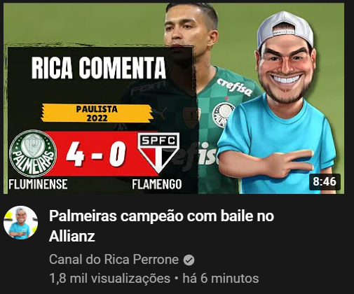Marcelochal's tweet photo. @RicaPerrone 

Tá errado foto thumbnail do seu vídeo no youtube https://t.co/cnsqUpGmZk