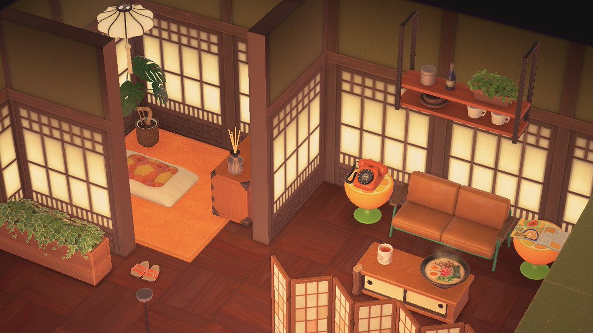 ithacacrossing's tweet photo. she dreamed of oranges on a sunday afternoon 🍊🔖 #acnhdesign #happyhomeparadise https://t.co/GG3JxeH0ju