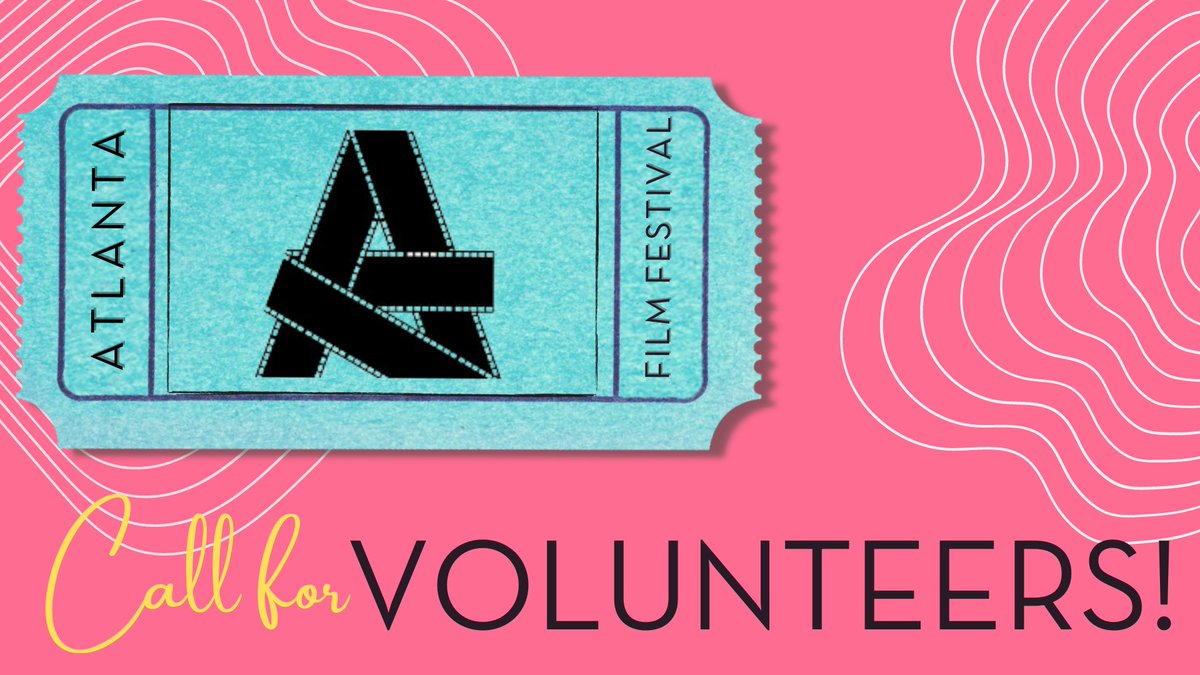 VOLUNTEERS NEEDED:  Would you love to volunteer for one of the country's biggest film festivals, the #ATLFF'22?  

Then you need to click this link 👉 atlantafilmsociety.org/volunteer.🎬

And join us in our mission to empower our film community!

#empoweringourfilmcommunity