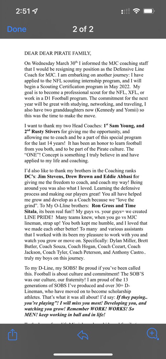 CoachLukeJ_SOBs's tweet photo. End of an era 🏴‍☠️ all my love @MJCFootball. @Cyrus_Black2 @CoachJoker54 @coachgross_44 @CoachSitala @CoachAbbasi @kirkp73 i will miss yah!  Email me: coach.lukej@gmail.com https://t.co/zdKkfyjwso