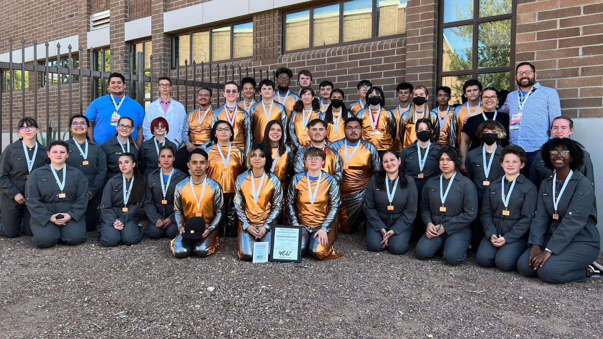 HawksUnion's tweet photo. Golden Hawk Band finished their Indoor Season with a 3rd place finish at the Indoor Championship. It was a great season with a couple wins and a mid-season promotion to Scholastic A Local. Great way to end the year! #GoHawks https://t.co/nd8YnVY98g