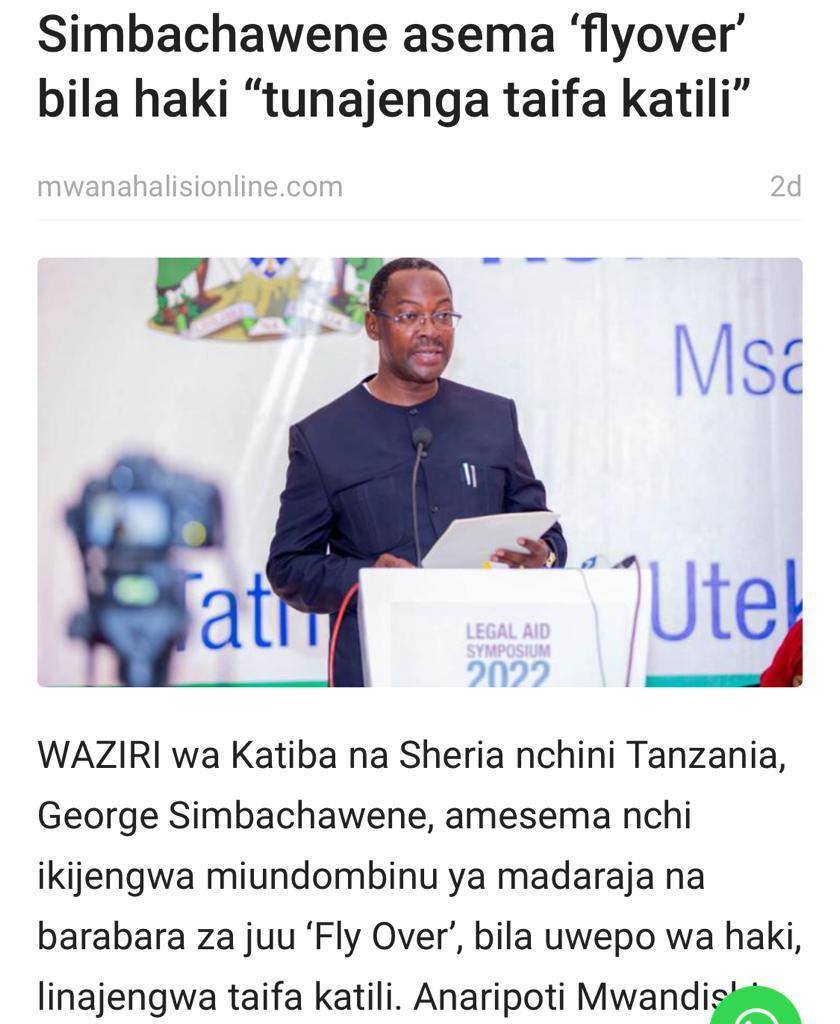 MPM_Tanzania's tweet photo. Asa hapo kwenye haki zaraia Madaraja, barabara na flyovers za mzee JPM zilifuata nini?😂 Yani imekuwa lazima kila mtu atafute sehemu ya kumsemea JPM. Hivi anawatesa bado kiasi hicho? Sio Mungu tu. Hata Watanzania tunaona haya
#SimbaWaYuda
#Magufulification https://t.co/uGp1D0SP44