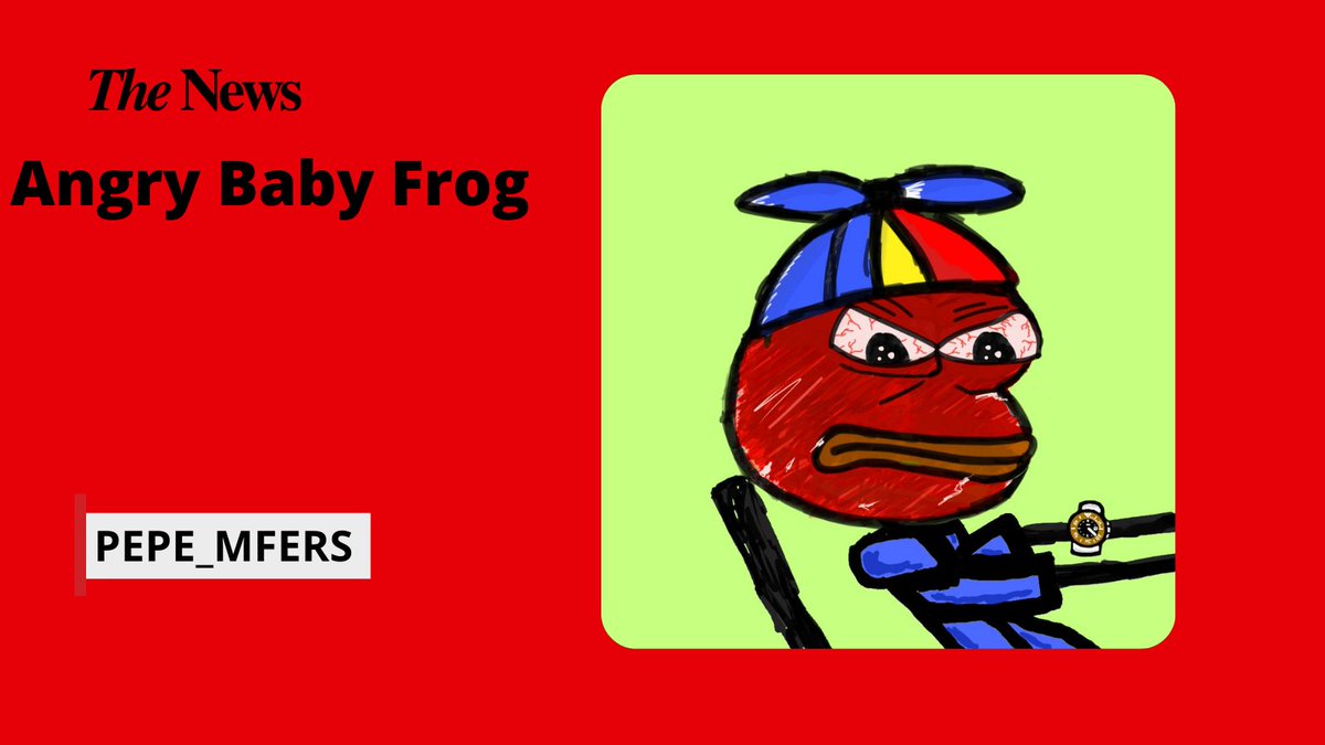 Nft Giveaway Campaign

<a href="/Pepe_Mfers/">Pepe Mfers</a>

#nfts  #nftdrop #nftcollector #ethereum #animation #NFTCommunity #NFTGiveaway
#frognftsolana #pepethefrognft  #NFT  #BITCOIN #cryptocomnft  #NFTSELLER #nftbuyer #pepefrog