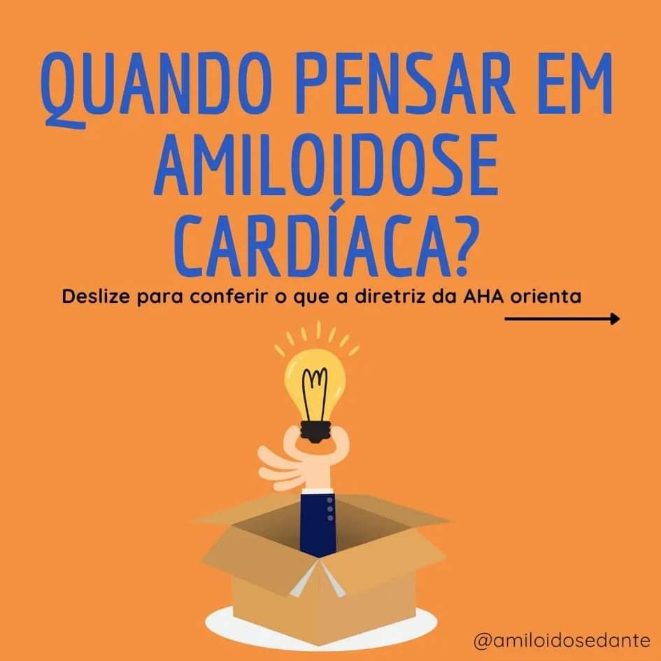 amiloidosedante's tweet photo. A amiloidose cardíaca é doença subdiagnosticada mas que vem ganhando importância nos últimos anos. Deve ser inserida como diagnóstico diferencial em idoso com as características descritas no post abaixo. Para maiores detalhes entre em contato conosco. https://t.co/FKNMOrcOBY
