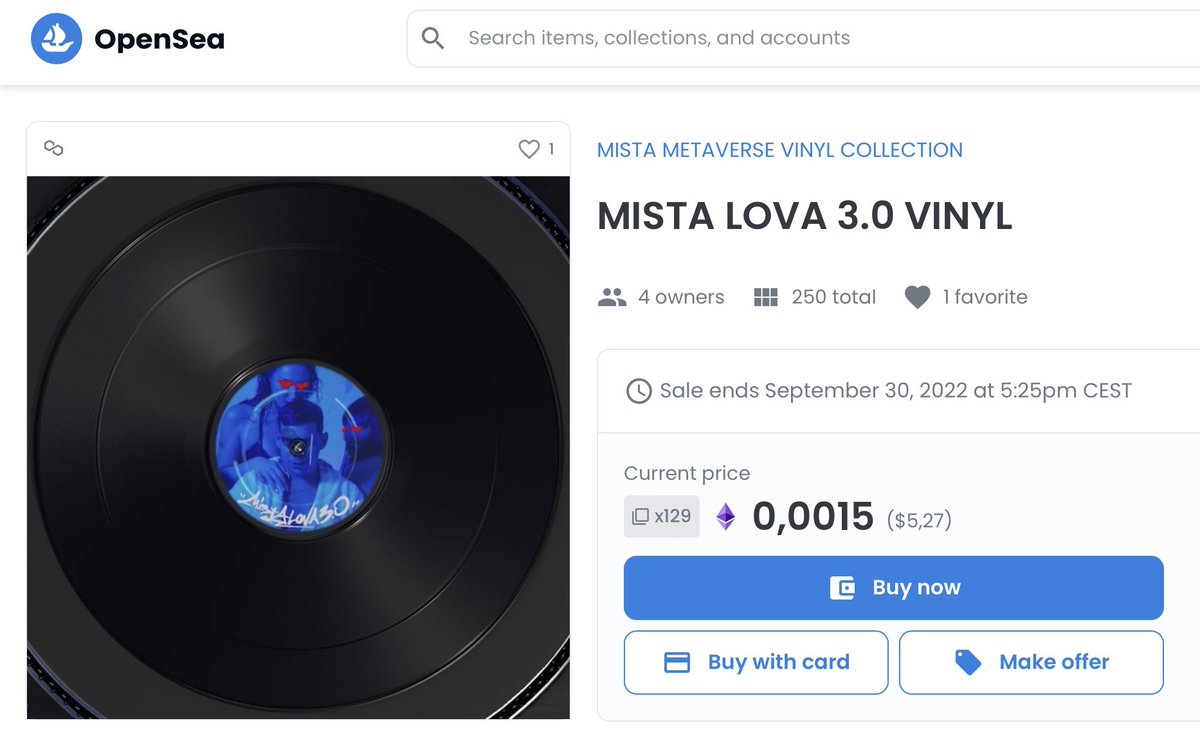 GN #CloneXfam 
The „Mista Meta Turntable“ AirDrop is over but there is still a chance to get his #vinyl 💿

He will airdrop 100 copies to you guys.
Go to <a href="/mistameta19/">Mistameta030</a> and check out his #airdrop 

<a href="/RTFKTstudios/">RTFKT</a> @oncyber_io <a href="/meta_mindz/">MetaMindz</a> #lootpod #spacepod #metaverse #nft #rap #music