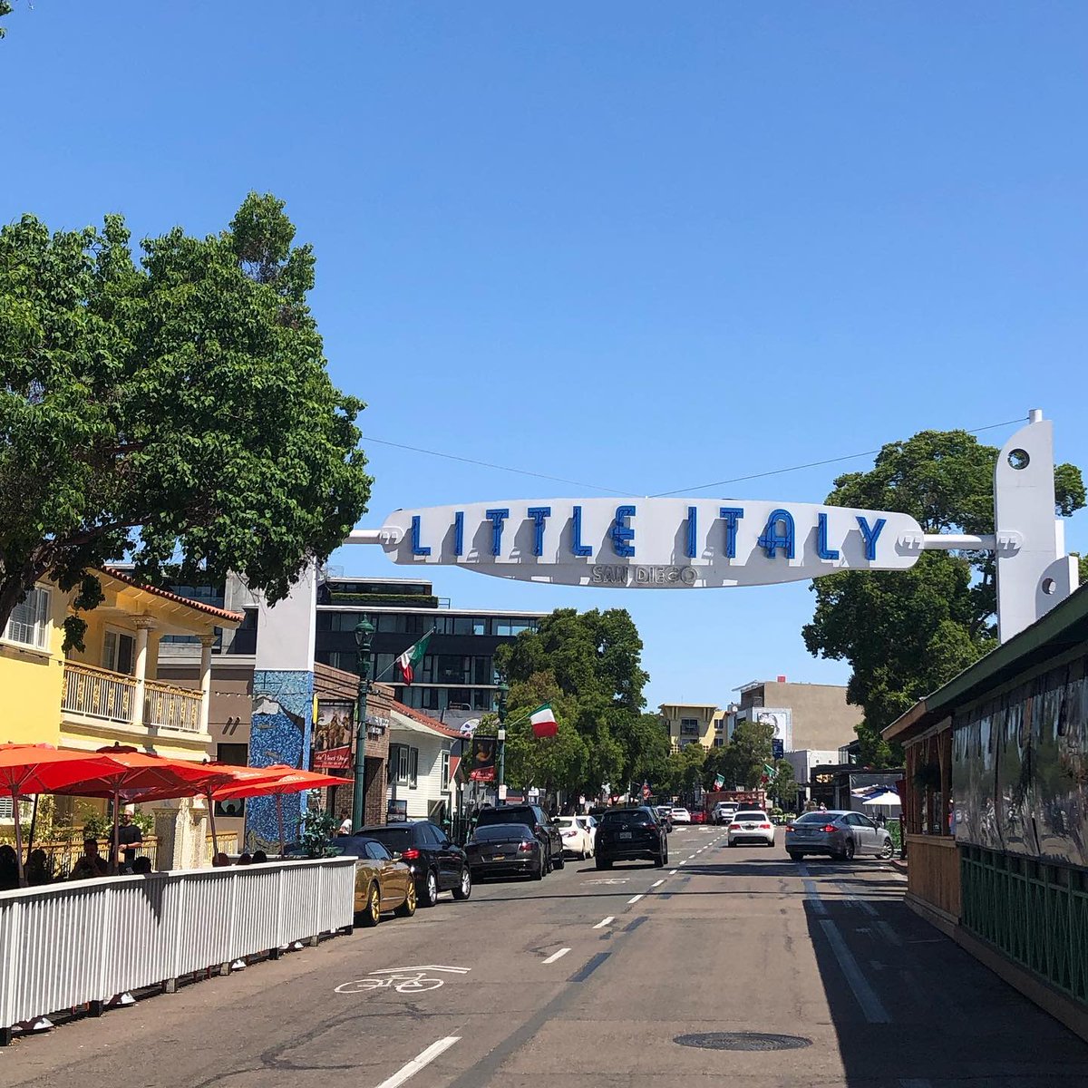Did you know that San Diego is home to America's biggest Little Italy? 🇮🇹 #VisitSD

📷 IG: travelfavduck 📍: <a href="/LittleItalySD/">Little Italy SD</a>