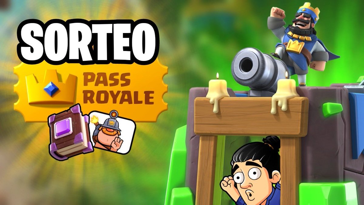 RockstarCR 🐵 (@rockstar_yt) on Twitter photo 🎉 Sorteo PASES ROYALE season 34 🎉
6 Ganadores / 6 Winners
Via PayPal ✅
⚡Requisitos⚡
▶️ Follow <a href="/Rockstar_YT/">RockstarCR 🐵</a>
▶️ Follow <a href="/TG_SAMURAI/">TG I SAMURAI</a>
▶️ Follow <a href="/XxTheRivalxX/">⚡️TheRival⚡️</a>
▶️ RT🔄 y Fav ❤️
▶️ Usar Creator Code: Rockstar
🍀 Ganadores en 5 días 🍀
#ClashRoyale 🎉 Sorteo PASES ROYALE season 34 🎉
6 Ganadores / 6 Winners
Via PayPal ✅
⚡Requisitos⚡
▶️ Follow <a href="/Rockstar_YT/">RockstarCR 🐵</a>
▶️ Follow <a href="/TG_SAMURAI/">TG I SAMURAI</a>
▶️ Follow <a href="/XxTheRivalxX/">⚡️TheRival⚡️</a>
▶️ RT🔄 y Fav ❤️
▶️ Usar Creator Code: Rockstar
🍀 Ganadores en 5 días 🍀
#ClashRoyale