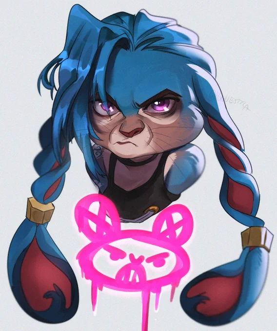 And of course~💣🐰 #Arcane #Jinx 