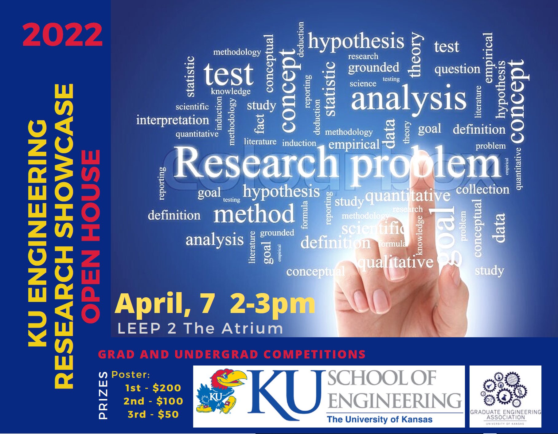 GEA KU on Twitter: "Join us with the 2022 Engineering Research Showcase -  Posters presentation "Open House" in Leep2 Atrium. Learn and share some  thoughts about the latest research accomplishments conducted by
