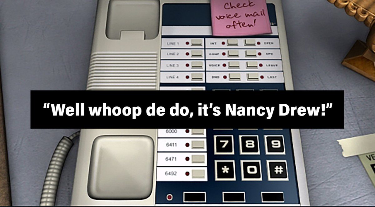 That's right! I'm the new deputy curator, Nancy Drew!