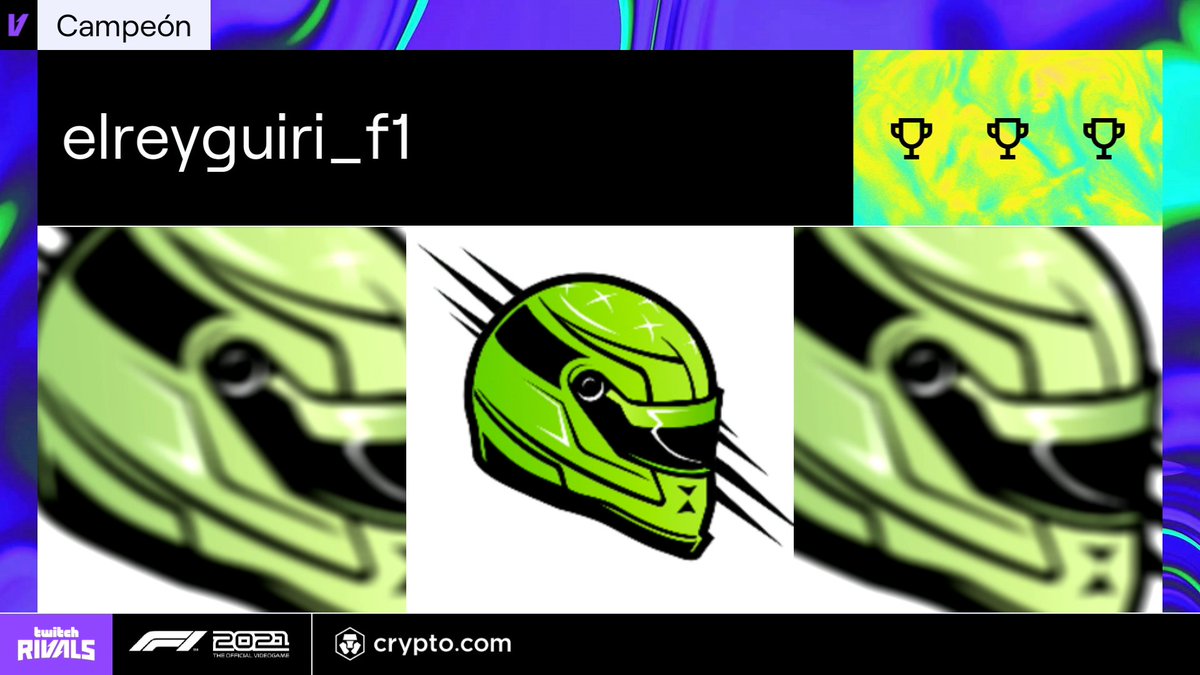 TwitchLatam's tweet photo. Veloces y tenaces, estos son los ganadores de este Twitch Rivals F1 2021 Challenge ft @alkapone  🏎 

🥇@ElReyGuiri
🥈@BoostlerF1
🥉@ximmenooob

Gracias a nuestro partner @cryptocom por acompañarnos 💜 https://t.co/ZHuWPgXV0f
