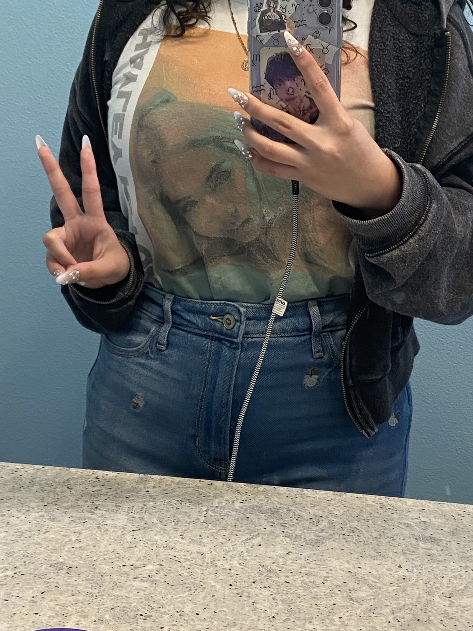 Wearing my hayley kiyoko shirt today in honor of birthday  i love you beautiful happy birthday 