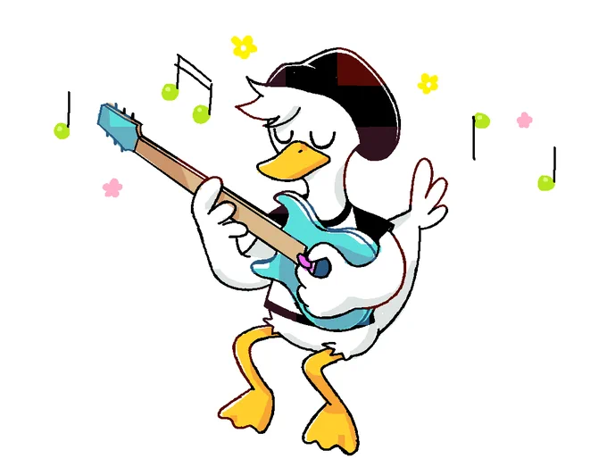 i drew a webter from memory!!!!!!! 🦢 @Webster_Duck 