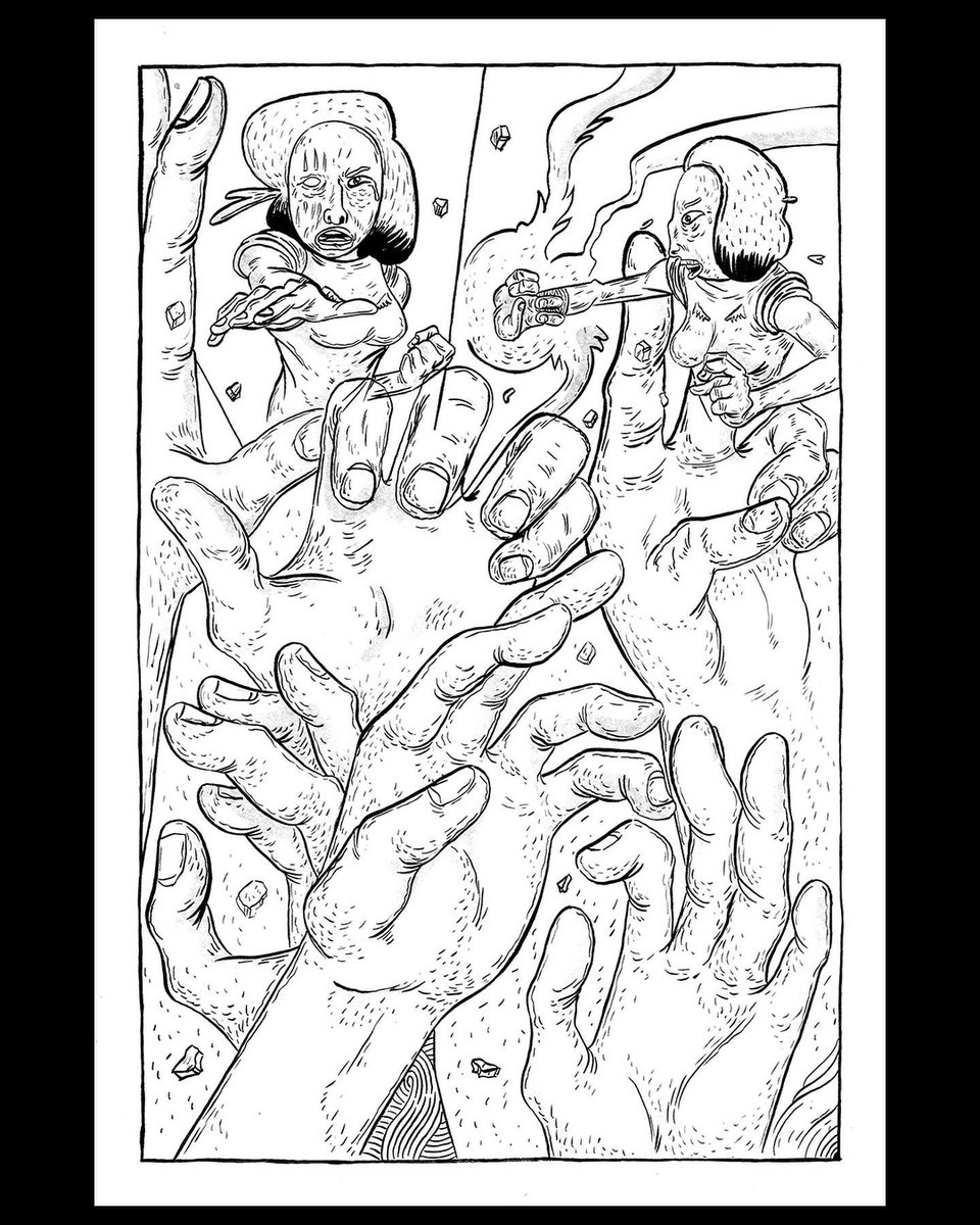 Tisoupi's tweet photo. Algumas páginas da HQ Xitomati. Uma batalha sobre samurais e demônios. #comic #art #hq https://t.co/BPxnRimAfN