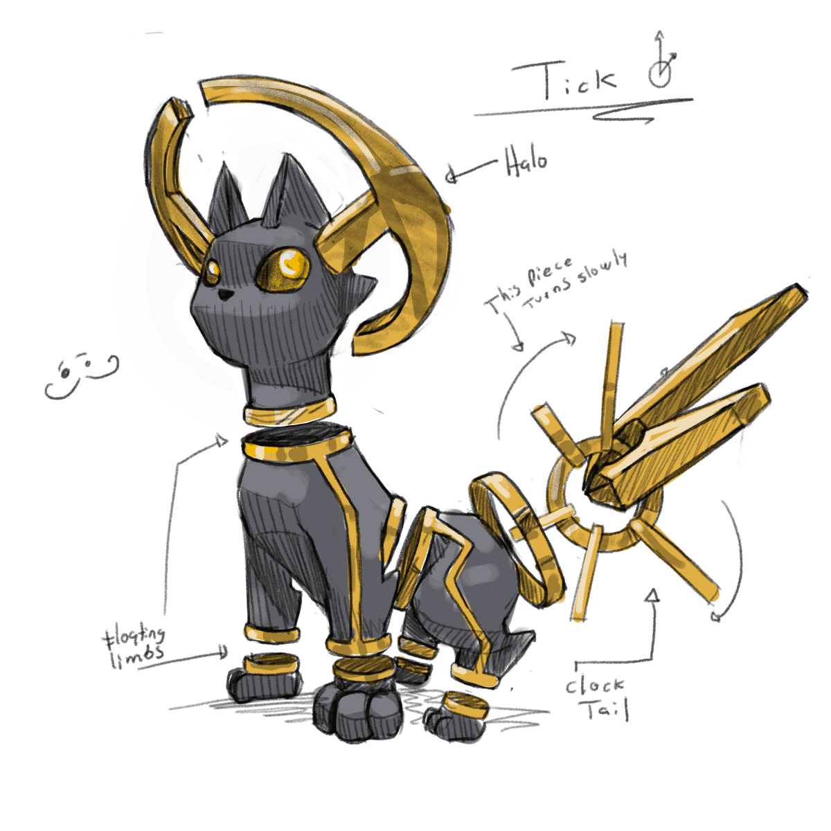 KitsumonWorld's tweet photo. Check out this #DesignYourKitsu Entry 🔥
Submit your Design here👇
👉https://t.co/tgXz0XwE3R 👈

Kitsu concept "Tick" ⏳
#Tick is the manifestation of our perception of time, it exists everywhere and nowhere and its uncontrollable nature is greater than anyone can fathom! 💫 https://t.co/d4M5RtzWOY