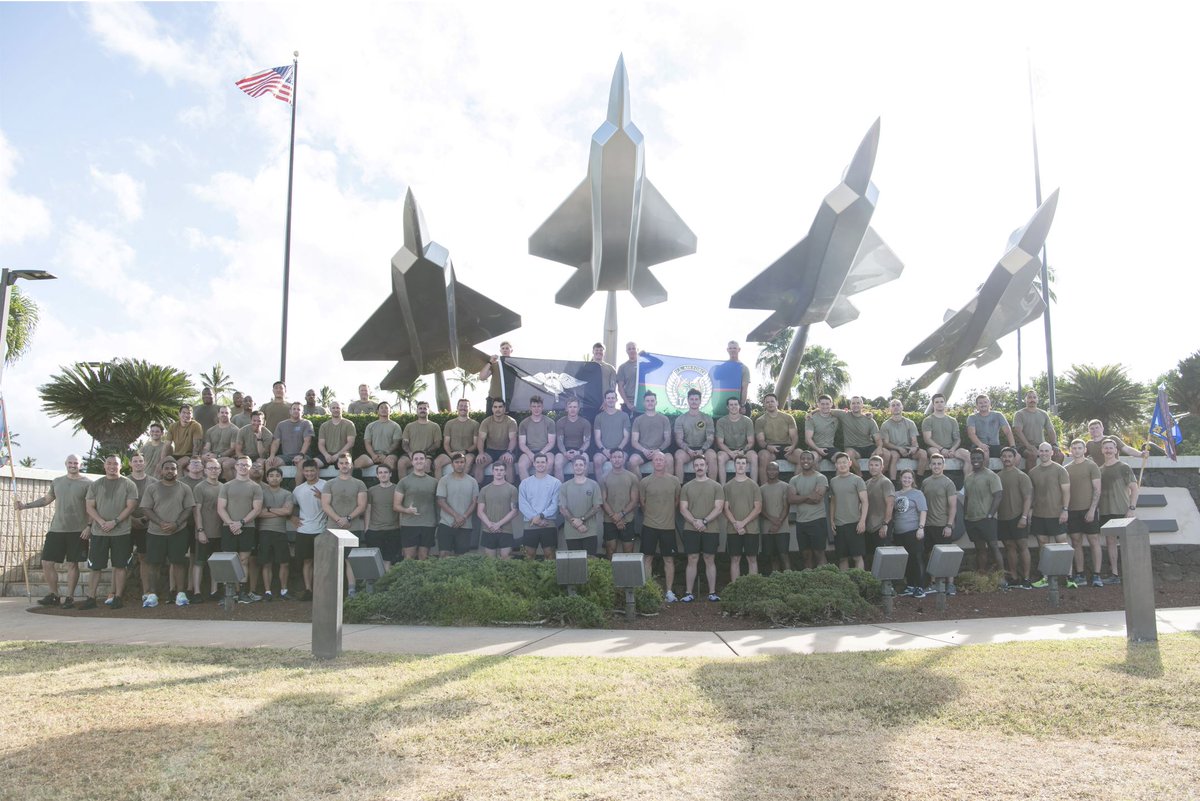 JointBasePHH's tweet photo. Last week, members of the 25th Air Support Operations Squadron participated in the 11th Annual TACP 24 Hour Challenge - uniting the TACP community through friendly competition.  
 
#25ASOS #MissingManMemorial @usairforce https://t.co/G9WQCcv74L