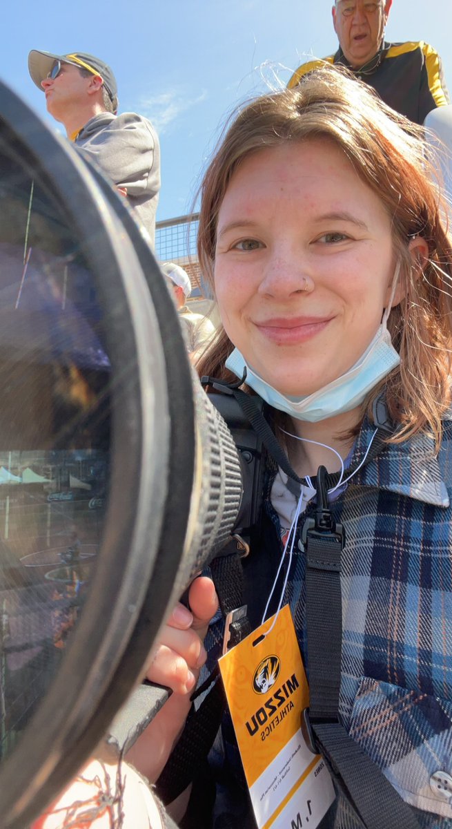 Catch me with the backbreaker camera at MU softball today for <a href="/CoMissourian/">Columbia Missourian</a>