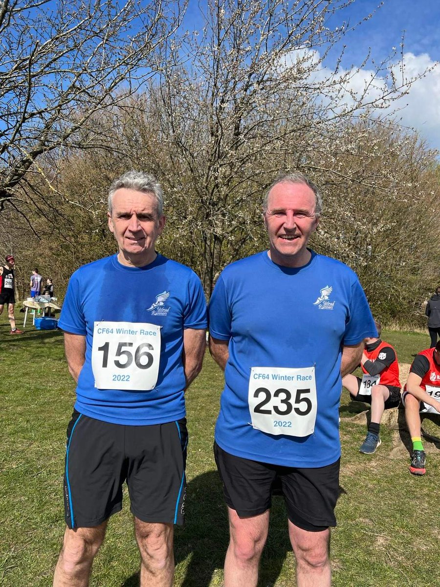 Well done to Pat and Stuart who took part in the CF64 Winter race at Cosmeston, a nice 10k trail run. Reports are it was pretty warm but not as muddy as previous years. Great job both