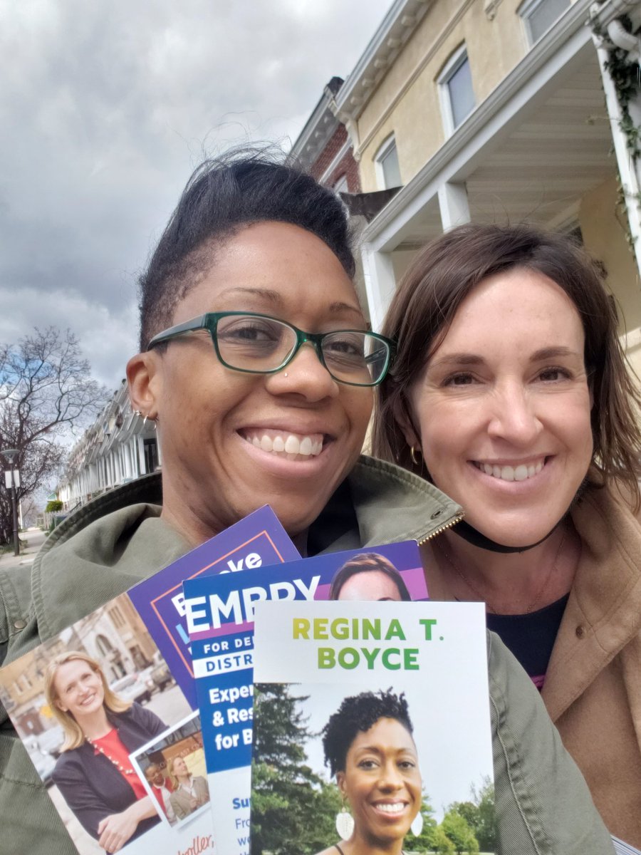 reginatboyce's tweet photo. Beautiful Sundays are for door knocking in the Greater Greenmount Community with @Embry4Delegate !!

#Working4MD #ReElectBoyce #ElectEmbry #43rdDistrict #WeChooseBaltimore https://t.co/oxKRCXkAzP