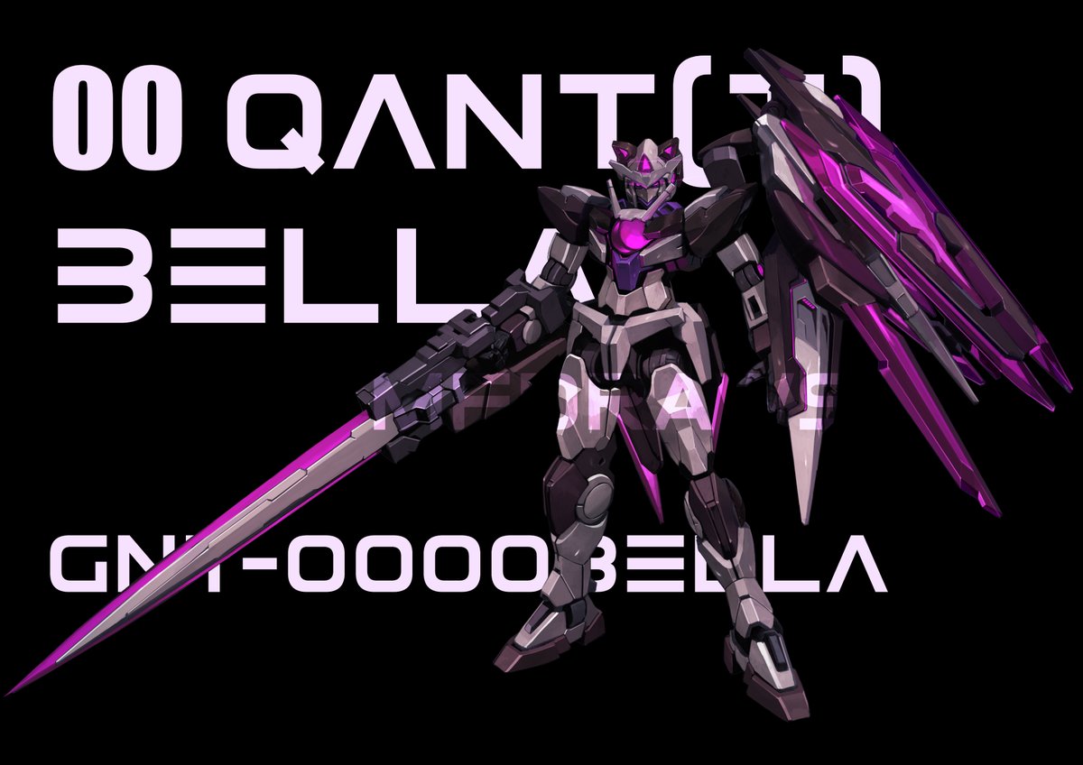 mechafanatic's tweet photo. Commission Work 00 Qan[T] Bella https://t.co/XQ6K2eJogB