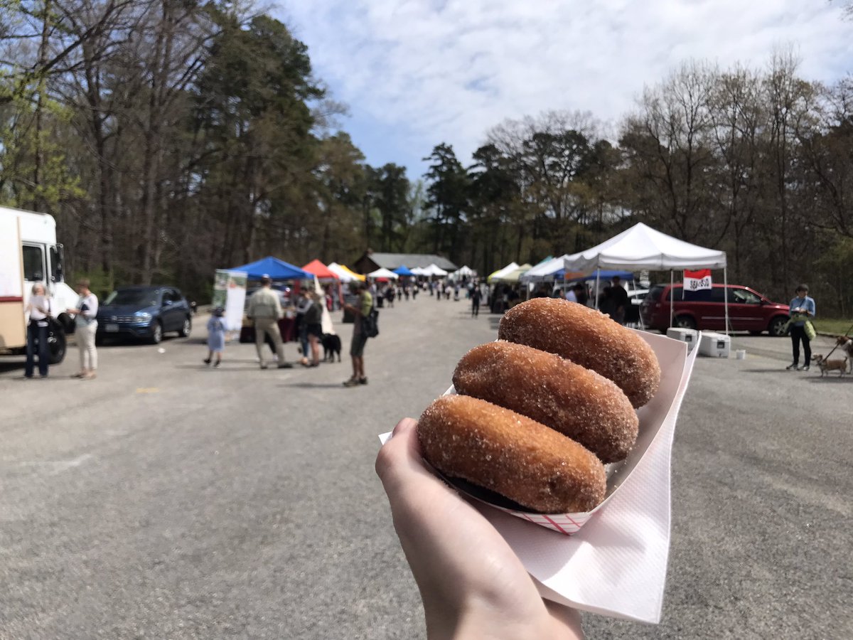 Happy Sunday from the South of the James Market! <a href="/firststopdonuts/">First Stop Donuts</a>