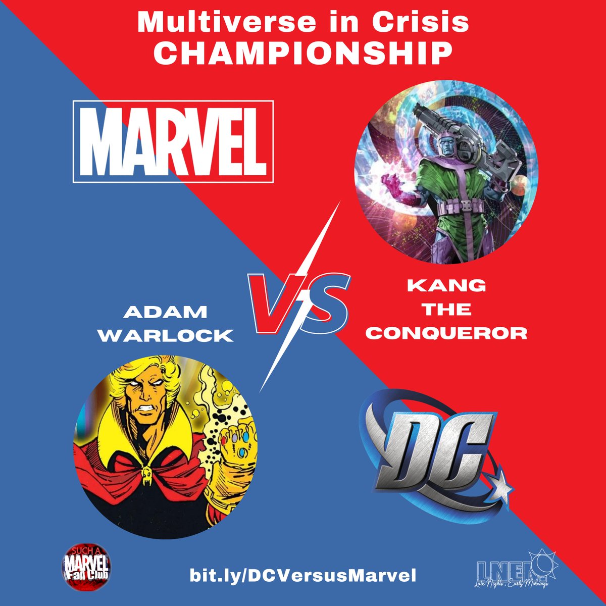 bit.ly/DCVersusMarvel <a href="/LNEMNetwork/">LNEM Network</a> <a href="/TatWza/">Yerrr Highness</a> <a href="/Dallas_Penn/">dallas penn</a> <a href="/ChrissDaBelle/">Belle</a> <a href="/michelleminott/">Michelle Minott</a> <a href="/SuchaMarvelClub/">SuchaMARVEL</a> <a href="/teamtechboy/">@teamtechboy</a>