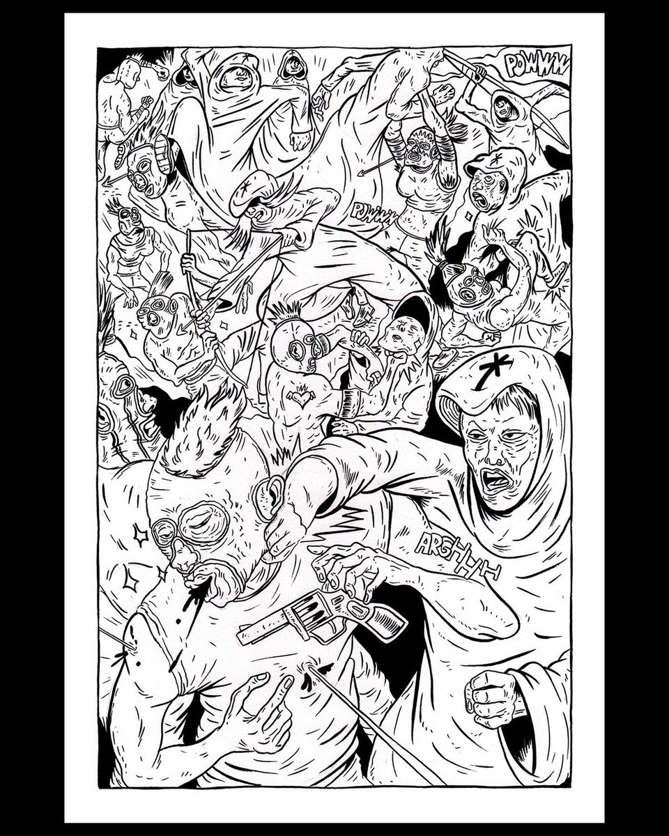Tisoupi's tweet photo. HQ O Garoto Que Não Podia Piscar. Se cada piscada matasse alguém e se o mundo começasse a usar máscaras?

#comic #art #HQ https://t.co/dV0YcF1FHH