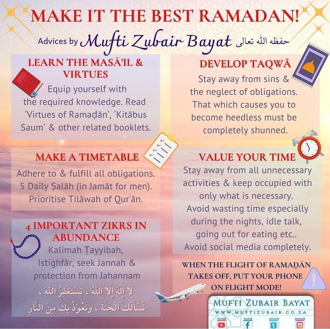 islamblossoms's tweet photo. #ramadankareem #ramadanmubarak #ramadaan #fasting #suhoor #iftaar #zakaat #sadaqah #patience #piety #discipline #salaah #quran #taraweeh https://t.co/1fWKGsT0bw