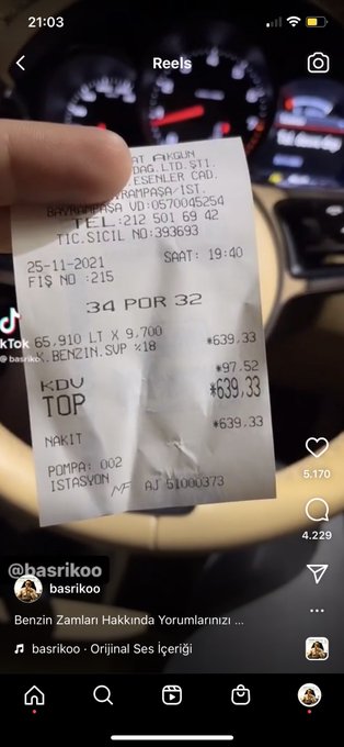 Vay be 4 ay &ouml;nce depoyu 640 tl ye doldurmuşum benzin 9.70 ne g&uuml;zel g&uuml;nlerdi😋 https://t.co/qBxMgKPiG6<a href="/tag/pazartesi"class="tags"><span>#pazartesi</span></a><a href="/tag/enflasyon"class="tags"><span>#enflasyon</span></a><a href="/tag/bornova"class="tags"><span>#bornova</span></a><a href="/tag/pozisyon"class="tags"><span>#pozisyon</span></a><a href="/tag/cor"class="tags"><span>#cor</span></a>