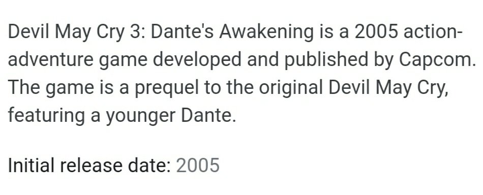 Renno_Leon's tweet photo. -| Retweet if you're older than DMC3 |- https://t.co/68VH4pr7H6