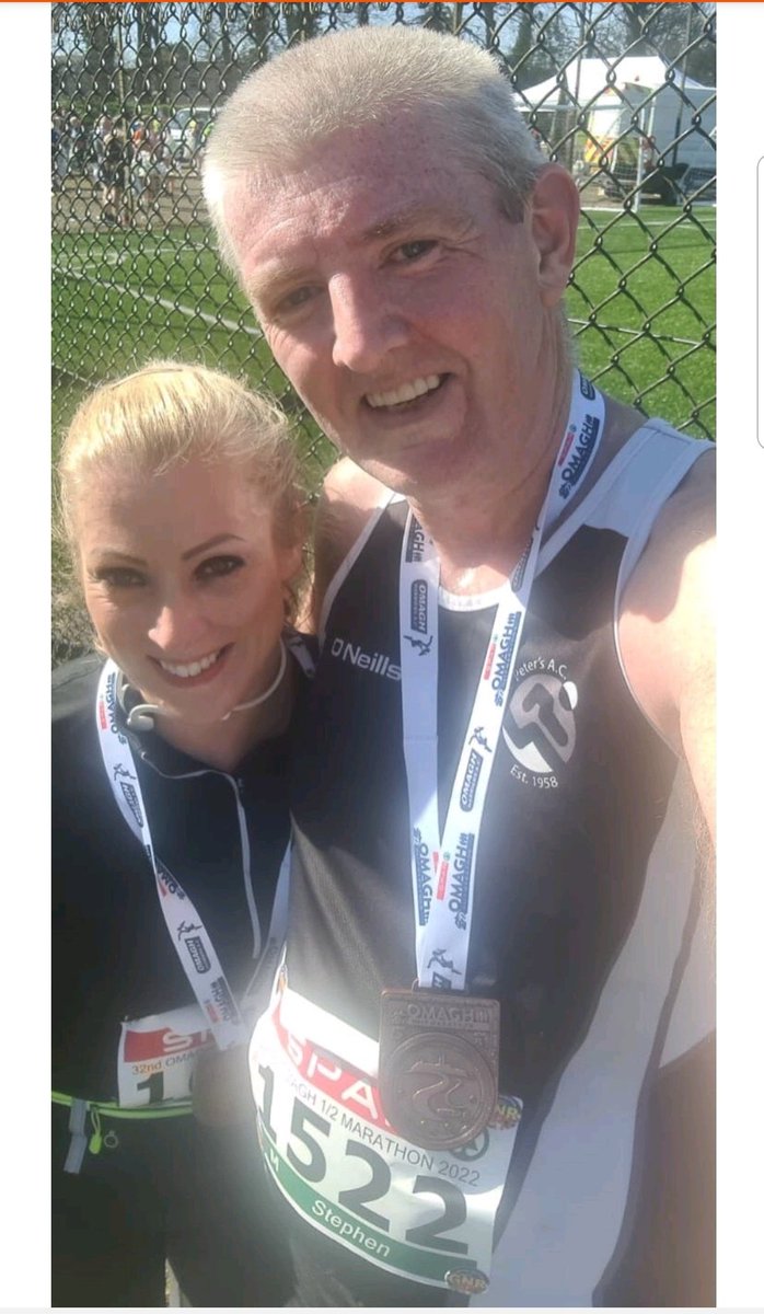 saintpetersac's tweet photo. Well done to all the St. Peter's crew at the Omagh half marathon today including team McGeough. 
Zara Baird 1:43:03
Mark Devlin 1:56:10
Stephen Dunn 1:42:54
Dom McGeough 1:43:14 Pb!
Sarah McGeough 2:28:30

Brilliant everyone 👏🔥💪 https://t.co/9FrYPaq9Bh