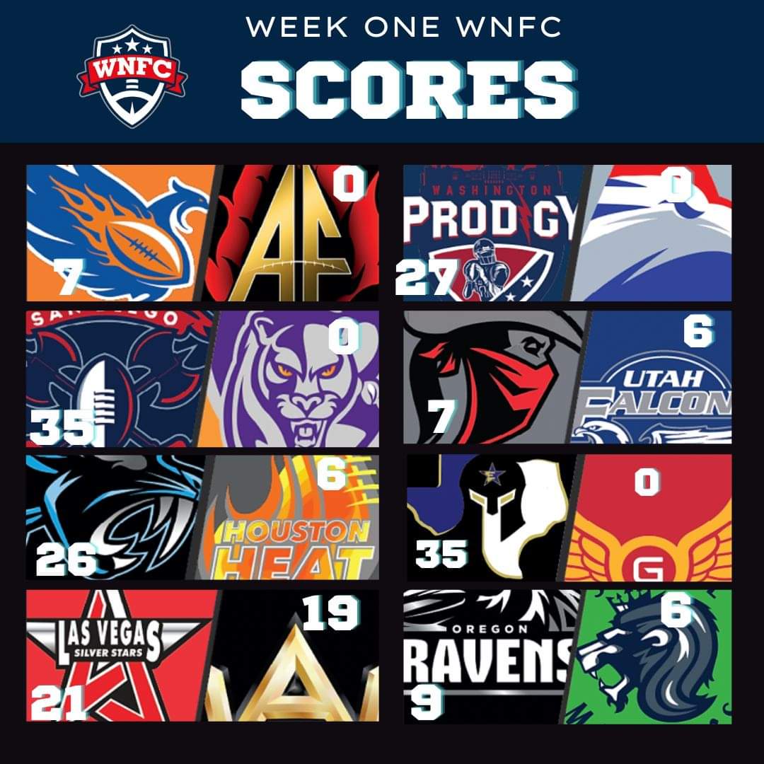 GrdironBeauty's tweet photo. It's in the books 2022 @wnfcfootball Week1 Classic Duels
@OregonRavens vs @sea_majestics 2OT @LVSilverStars vs @lalegendsfball Down to the Wire
@Atlanta_Phoenix vs @AlabamaFire Southern Duel #nojokefootball #likegirl #stepyourgameup https://t.co/0yZSNmC5r2