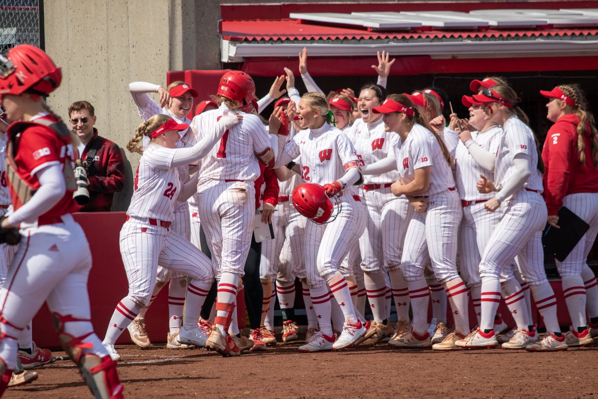 And the MVP of inning 3️⃣ goes to <a href="/cangelop7/">Christaana Angelopulos</a> !

After taking a hard hit during a play at the plate resulting in an out and two Indiana ejections, Chris regroups and launches one to left field to tie the ball game at 1-1!

#Badgers || #OnWisconsin