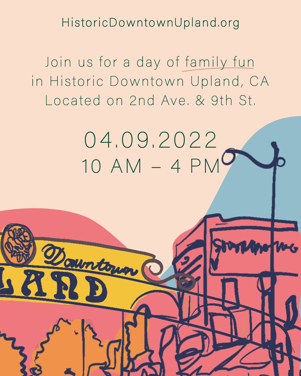 IEDerbyDivas's tweet photo. Join us on Saturday, April 9, from 10 a.m. to 4 p.m. at the Old Magnolia Festival in Historic Downtown Upland! There will be food, live music, vendors and more! We’re excited for a day of family fun with the community!

More information: https://t.co/YTdWcBJH7b https://t.co/TsMdQyxnQH