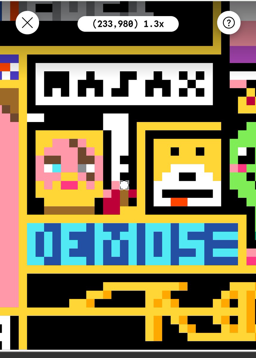 8chomeow's tweet photo. AVISO IMPORTANTE¡!
Chicos a las 22:30 hora española vamos a hacer un hueco para la cabeza de Nia en el mural de reddit, la zona es al lado de Carola (BÁSICAMENTE QUITAR EL PERRO Y PONER A NIA)
PORFAVOR DIFUNDIR LO MAXIMO POSIBLE! (El dibujo está abajo) #rplace https://t.co/lD4WsvV1t7