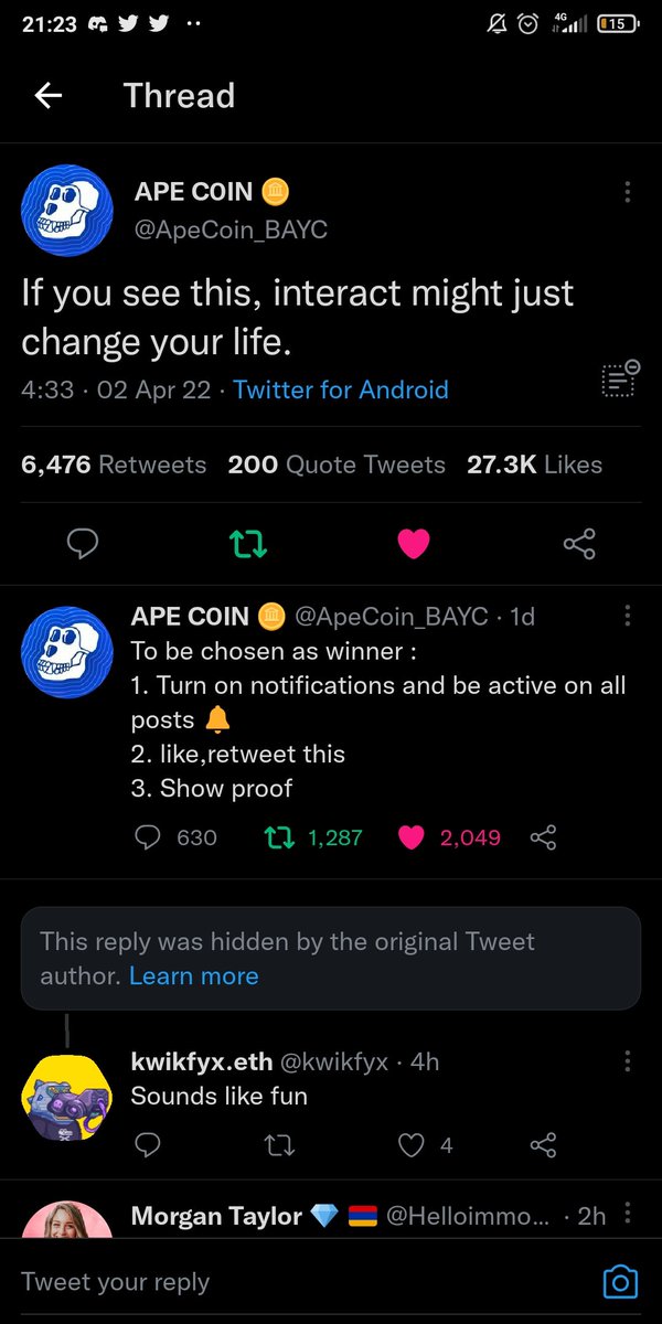 sorn690's tweet photo. @ApeCoin_BAYC https://t.co/qllKFkX2tN