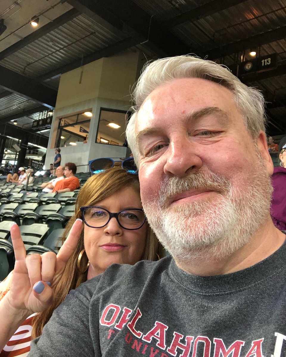 naugher_drew's tweet photo. Good thing we went to church this morning. 

#BoomerSooner #OUDad #housedivided  @OU_Baseball #love https://t.co/p1iFmi7JrB