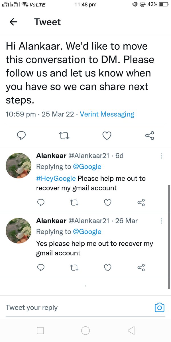 Alankaar21's tweet image. #attentiongoogle #helpgoogle @gmail @GoogleIndia @google @sundarpichai no response