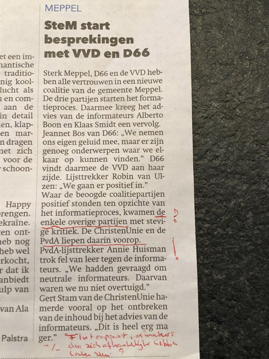 Hoop dat oude politiek <a href="/GemeenteMeppel/">Gemeente Meppel</a> uiteindelijk nog tot inkeer komt🙈
Complimenten aan <a href="/CUMeppel/">ChristenUnie Meppel</a> en onze rode aanpakker <a href="/Anniehuisman/">Annie Huisman</a> 👏🏼🎈
Stationsgebied, toegangswegen, Havenfantasieën;megalomane ongedekte plannen met een zeer mager spaarvarken‼️Inwoners in de kou🥊🚨