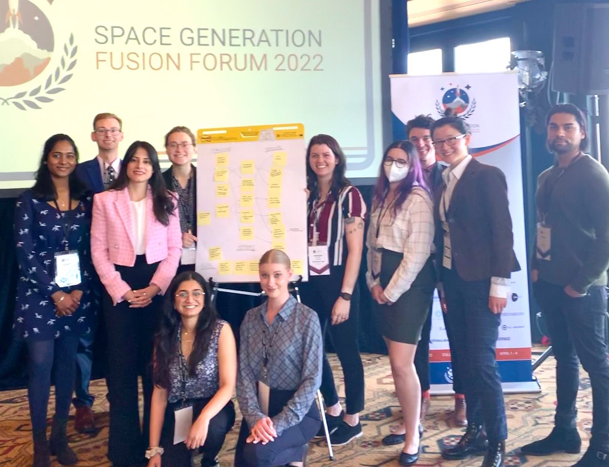 We were honored to sponsor the 2022 @SGAC Space Generation Fusion Forum breakout session on humans+robots in deep space! #sgff2022