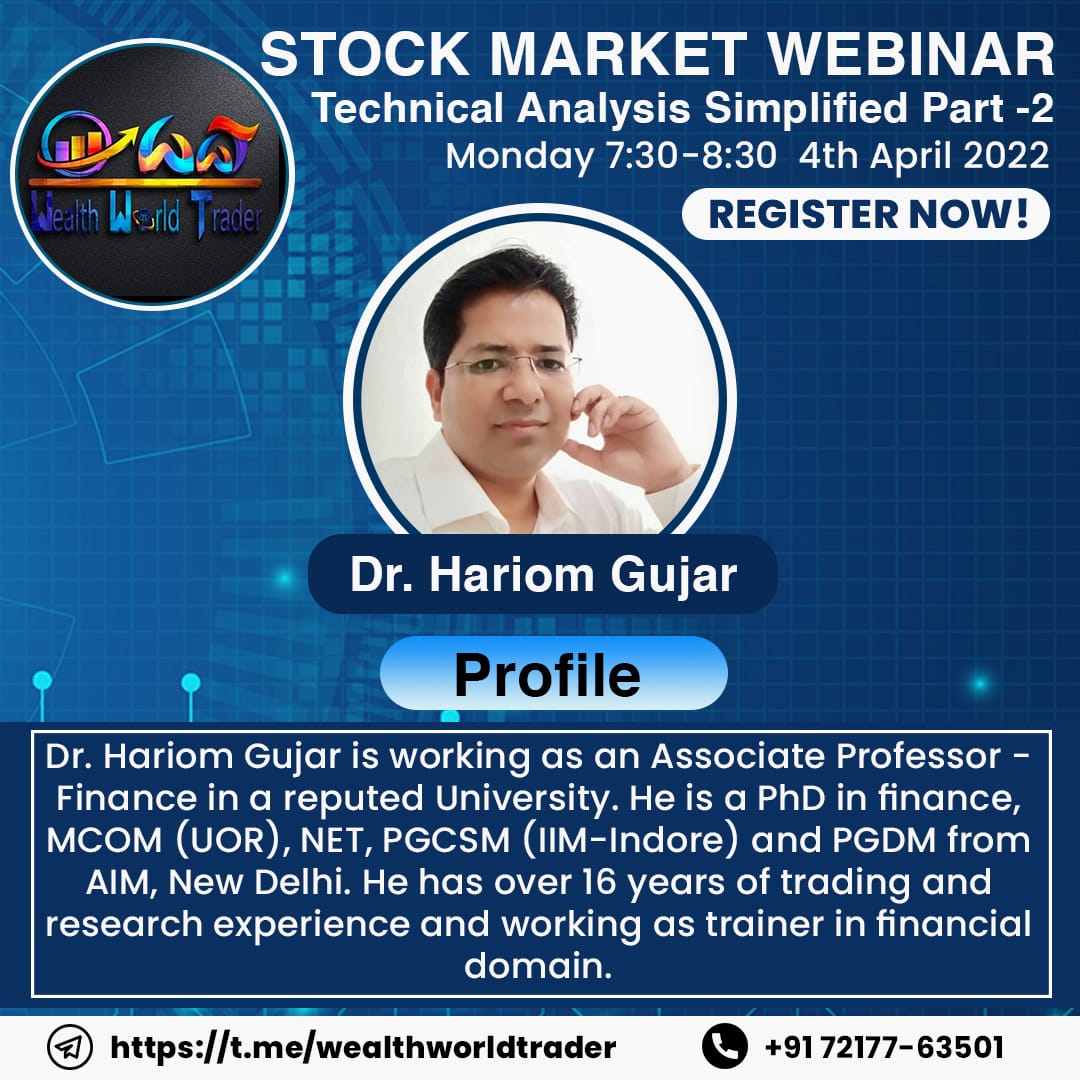 hariomgujar4's tweet photo. Hlo Trader.. 
Are u ready with me for next part of Stock Market Simplified Part - 2 
. 
. 
. 
#StockMarket #webinar #learning #Technical https://t.co/oGyd0u46nO