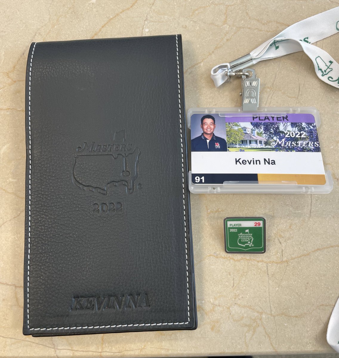 kevinna915's tweet photo. Ready for @TheMasters https://t.co/0hdUacz68w