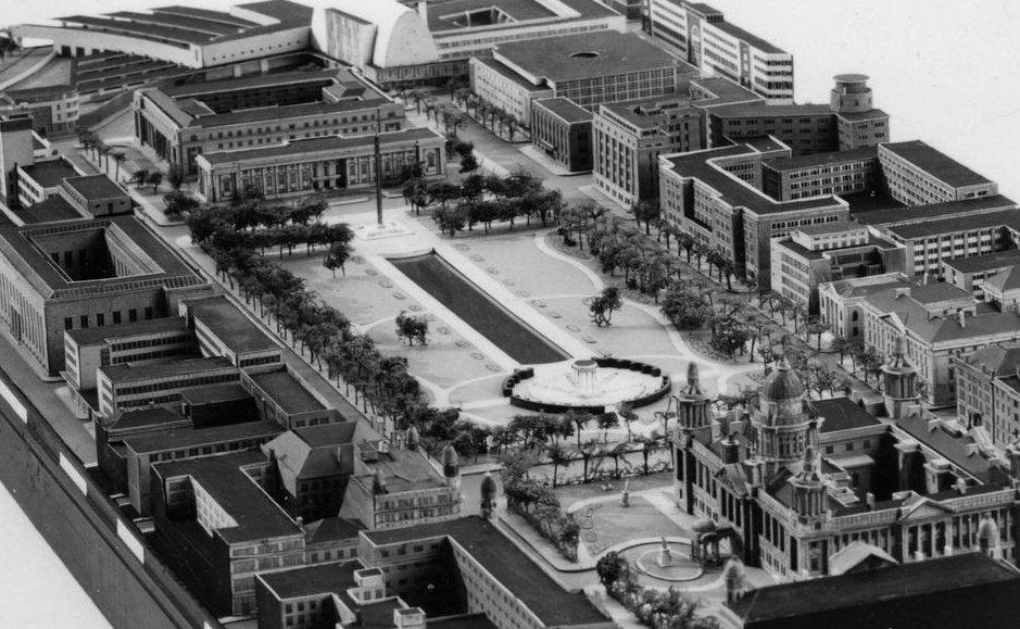 Amazing "Model for an Improved Belfast City Centre", 1943 via #nmni. Can you imagine?