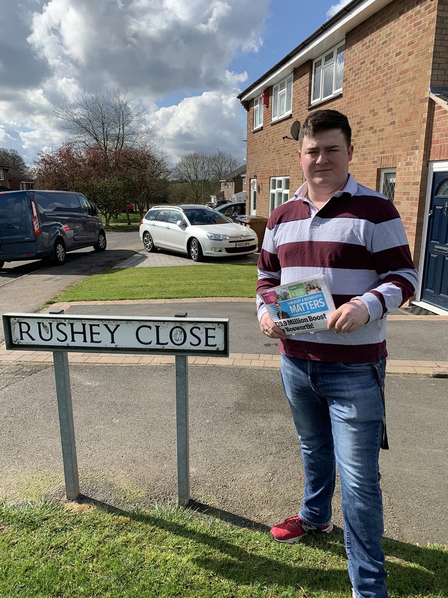 James_Tory_'s tweet photo. Fantastic morning yesterday out delivering in #Barlestone fantastic number of homes reached. #Conservatives #Bosworth #LocalElections2023 https://t.co/Cv8EDrUJzE