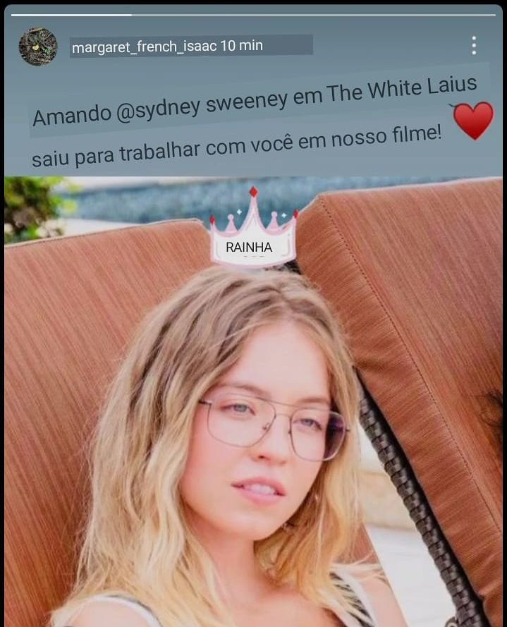 Theselectionbrs's tweet photo. Quem lembra de quando a Margaret elogiou o trabalho de Sydney Sweeney que ficou conhecida pelo seu papel de "Cassie" em Euphoria?🗣️ https://t.co/n7009JVKba