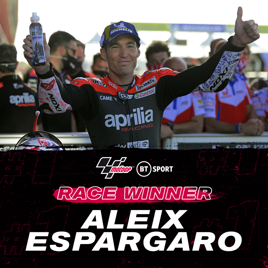 bikesontnt's tweet photo. HE'S DONE IT! ALEIX ESPARGARO HAS DONE IT! 🥇

#ArgentinaGP https://t.co/BIqCxRmZrR