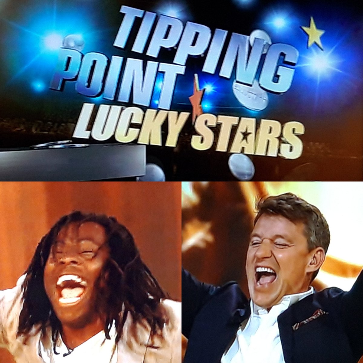 TeamShep4's tweet photo. What a moment @AdeAdepitan @benshephard #tippingpoint #luckystars https://t.co/ylhIA8TsZc