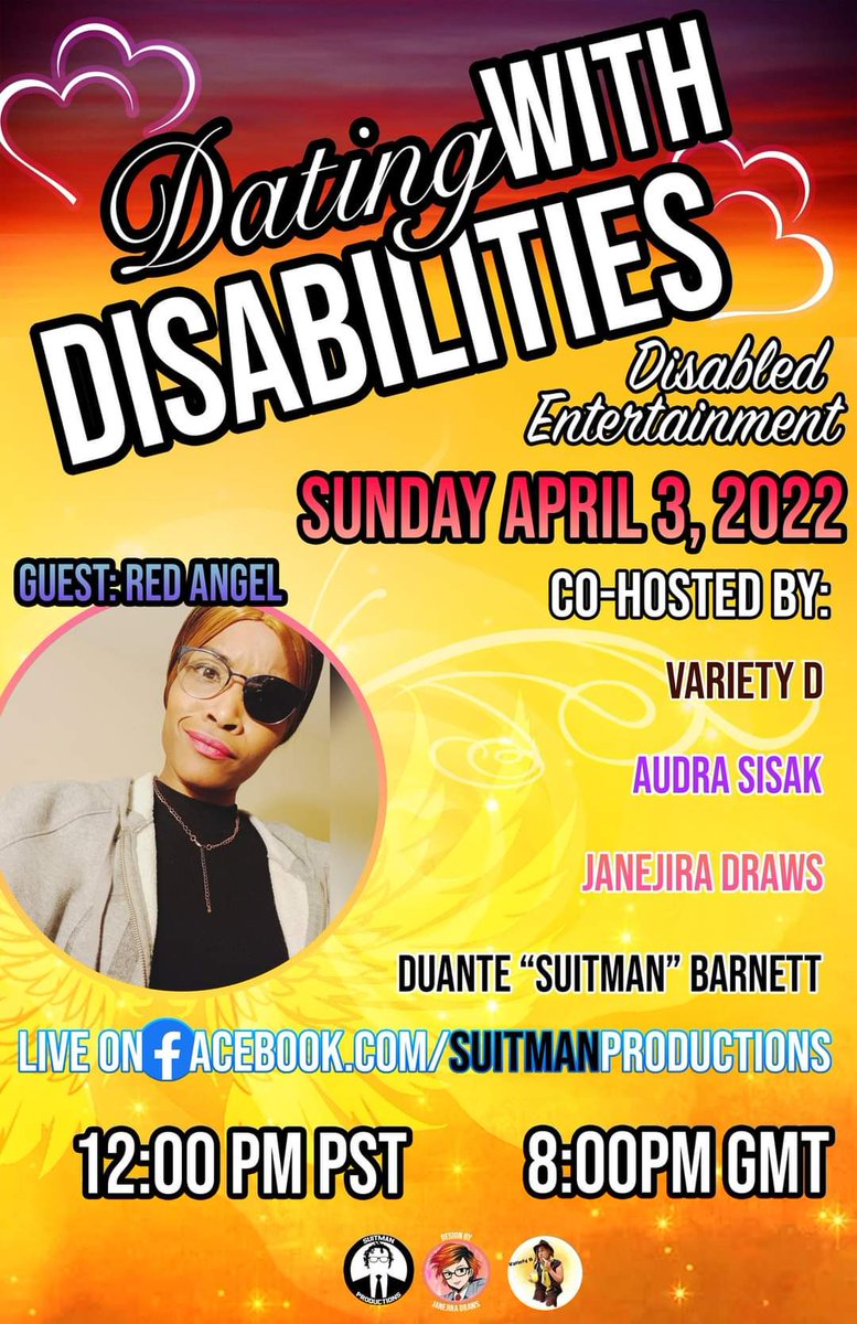 VarietyD's tweet image. Its time to have a Global #Discussions 🌎 #datingwithdisabilities ❤♿ plus #jokes ALL via @Zoom and shown on @YouTube 

ENJOY ✅😎😁