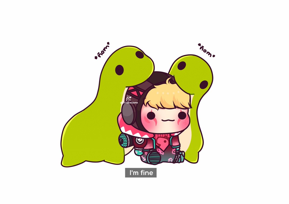 EneKiria's tweet photo. Attacked by nessies🦕
#ApexLegends #ApexLegendsFanart #Wattson https://t.co/FkJukLsDk8